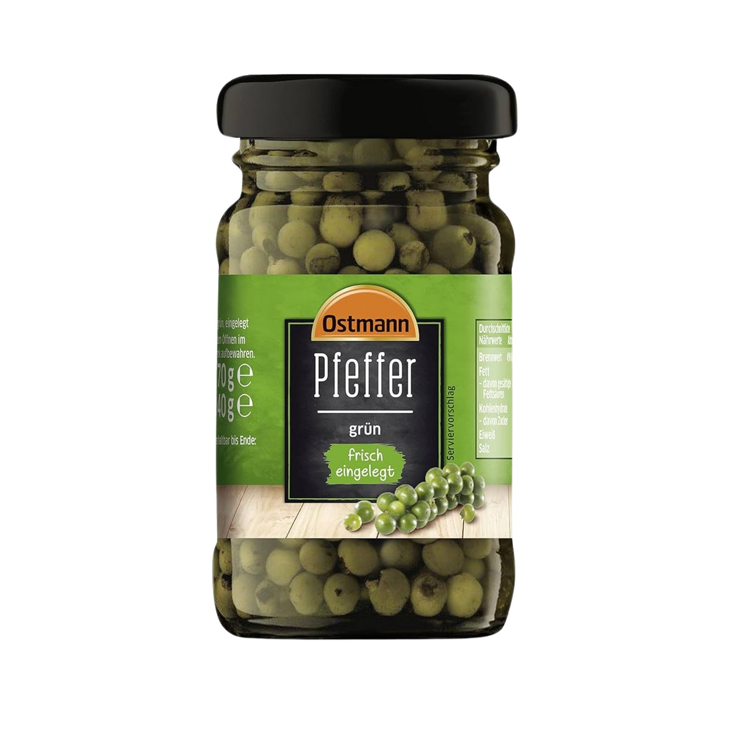 Ostmann Grüner Pfeffer eingelegt 70g
