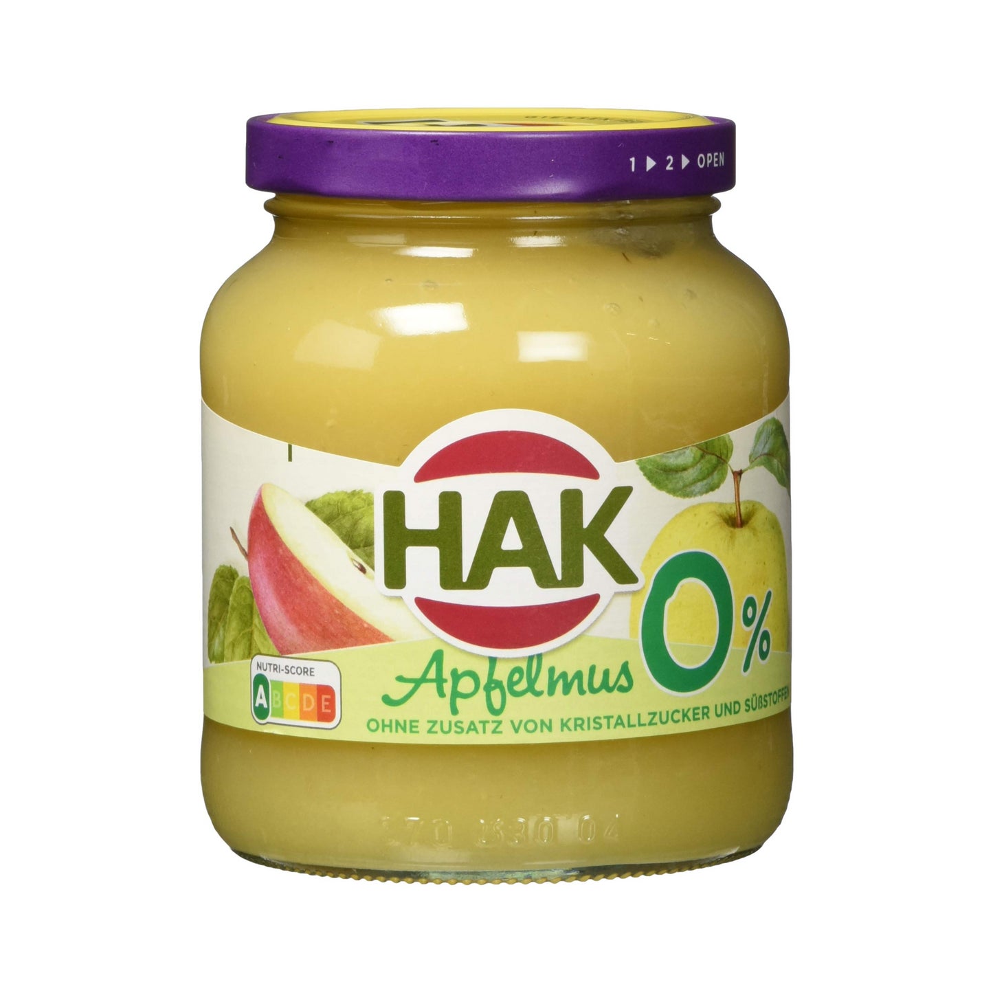 Hak Apfelmus 0% 350g