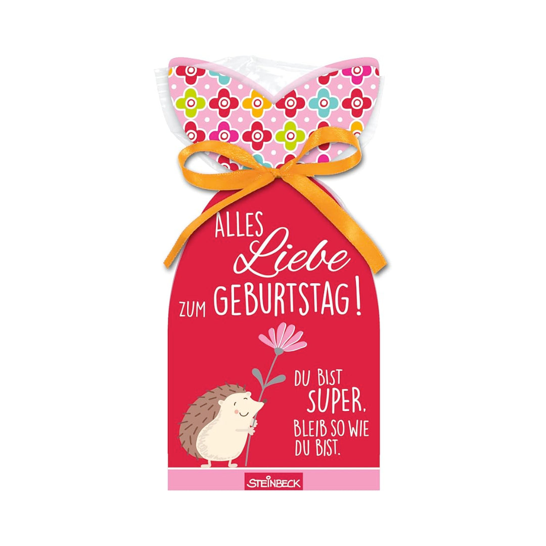 Steinbeck Fruchtgummi Geburtstags Bärchen lila/pink 100g