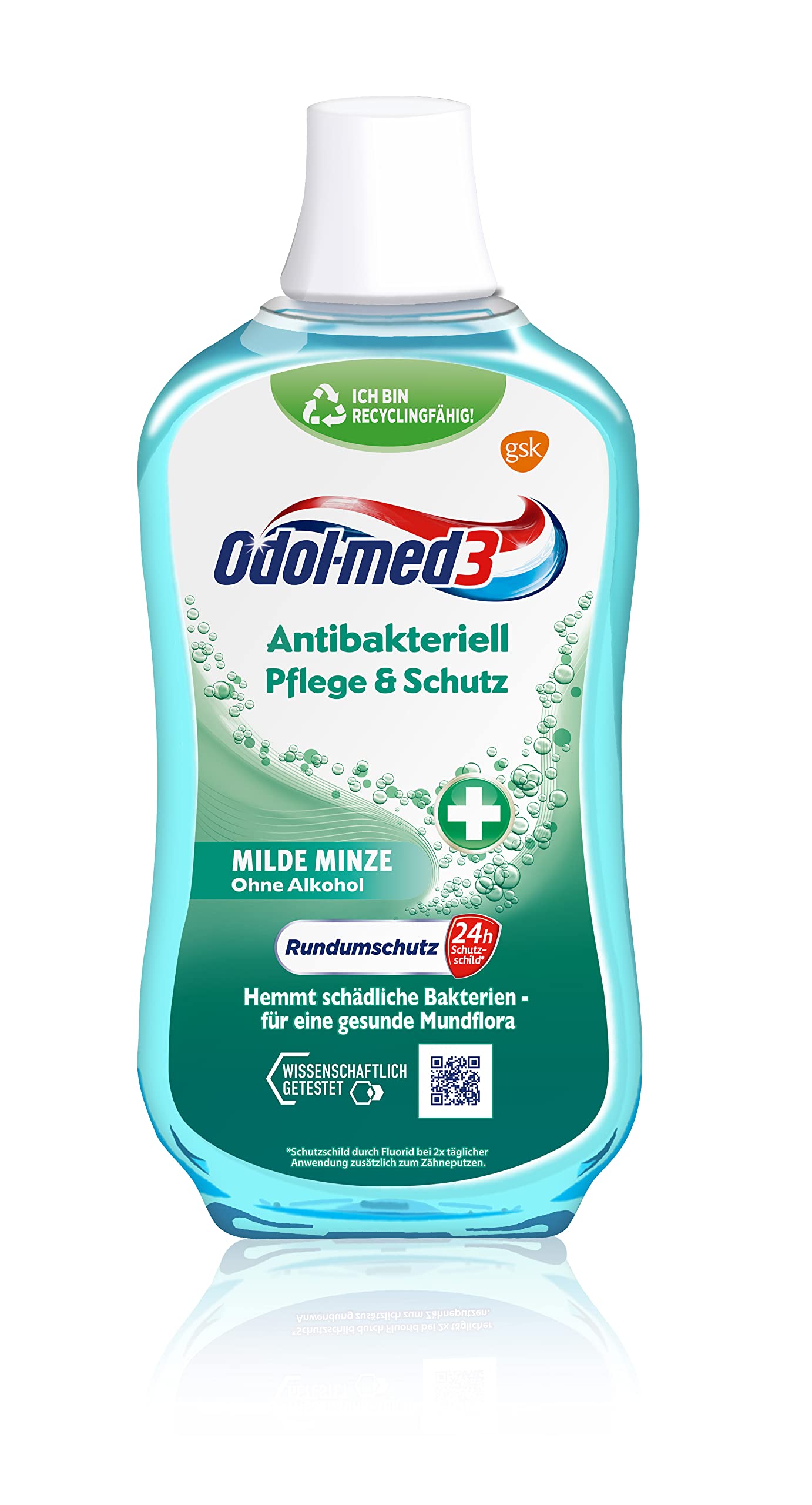 Odol-med3 Antibakteriell Mundspülung 500ml
