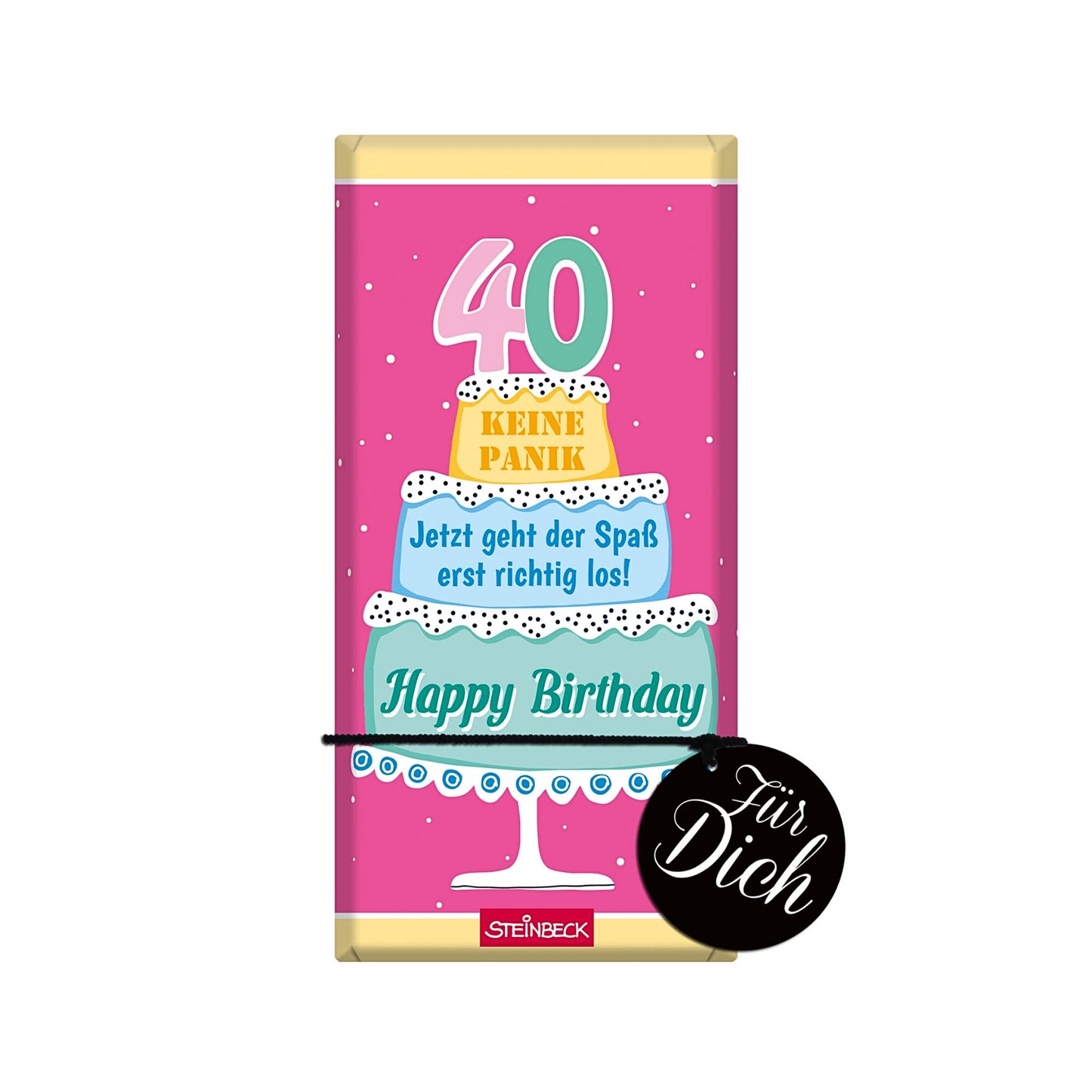 Steinbeck Schokolade Geburtstag 40.Geburtstag 100g