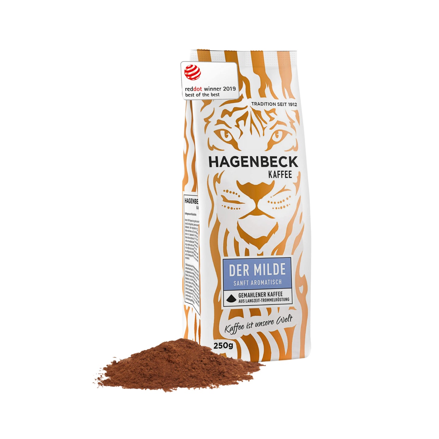 Hagenbeck Kaffee Der Milde gemahlen 250g