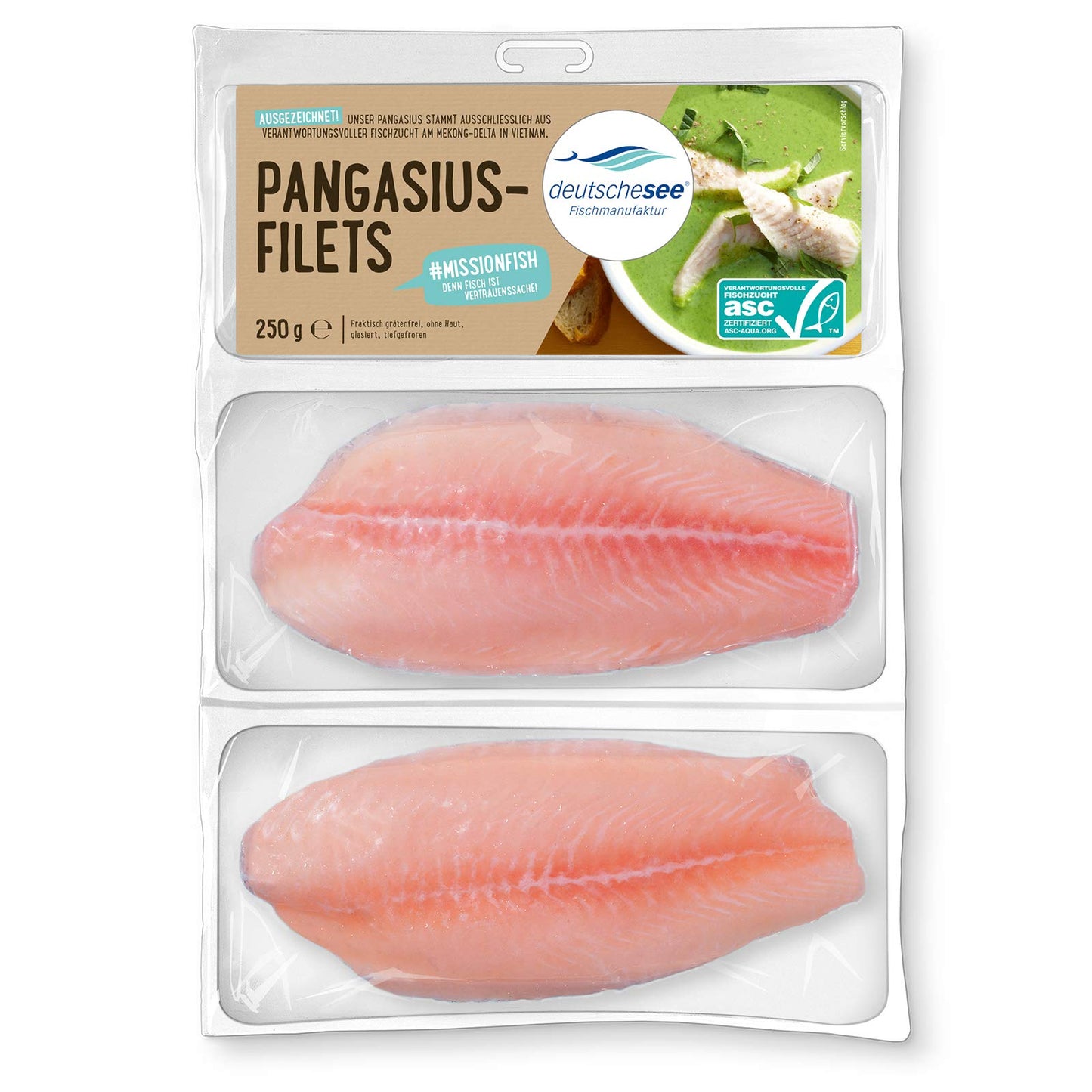 ASC Deutsche See Pangasiusfilet netto 250g