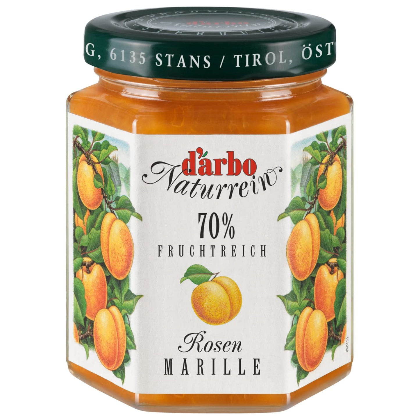 Darbo Naturrein Fruchtreich Rosenmarille 200g