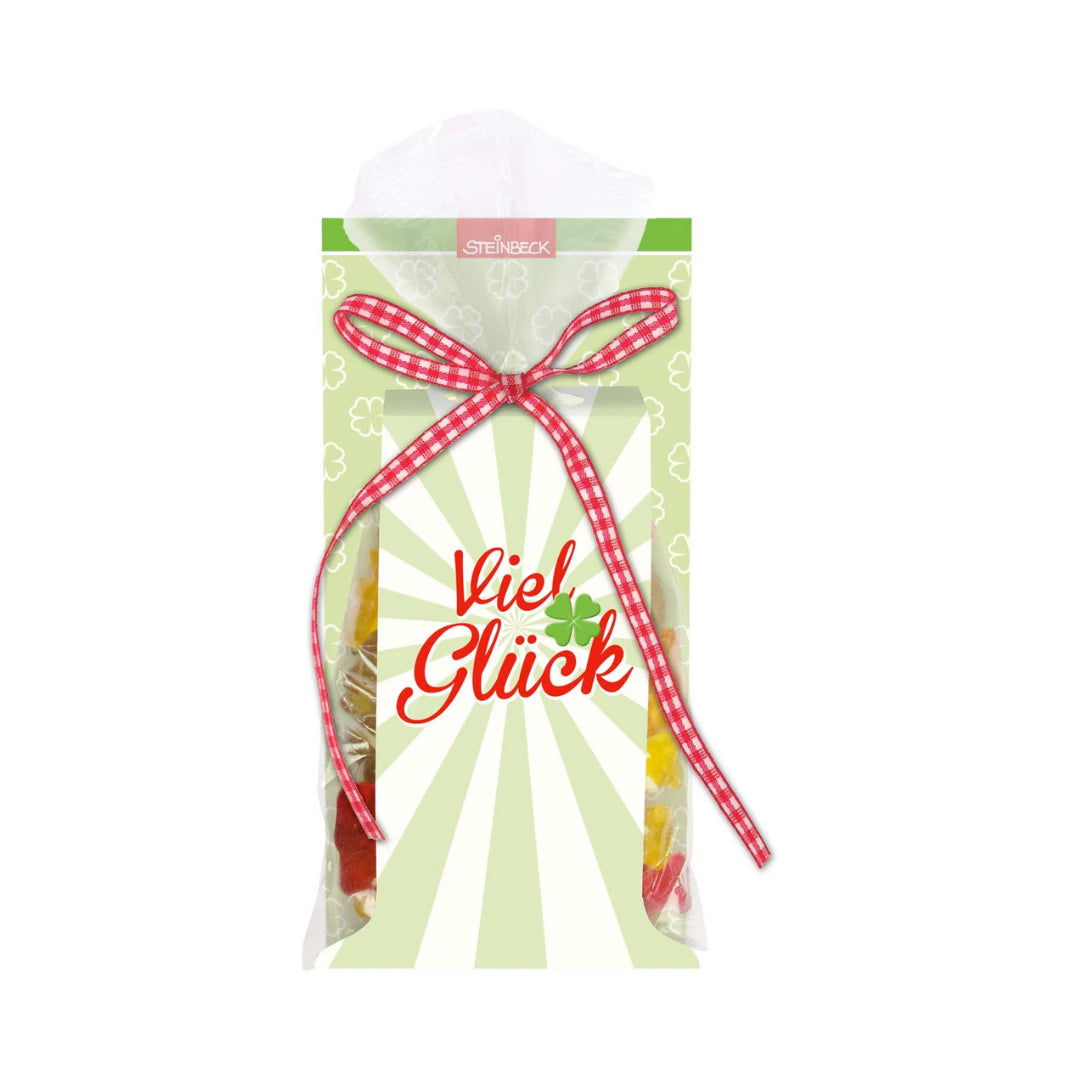 Steinbeck Fruchtgummi Viel Glück Kleeblatt 100g