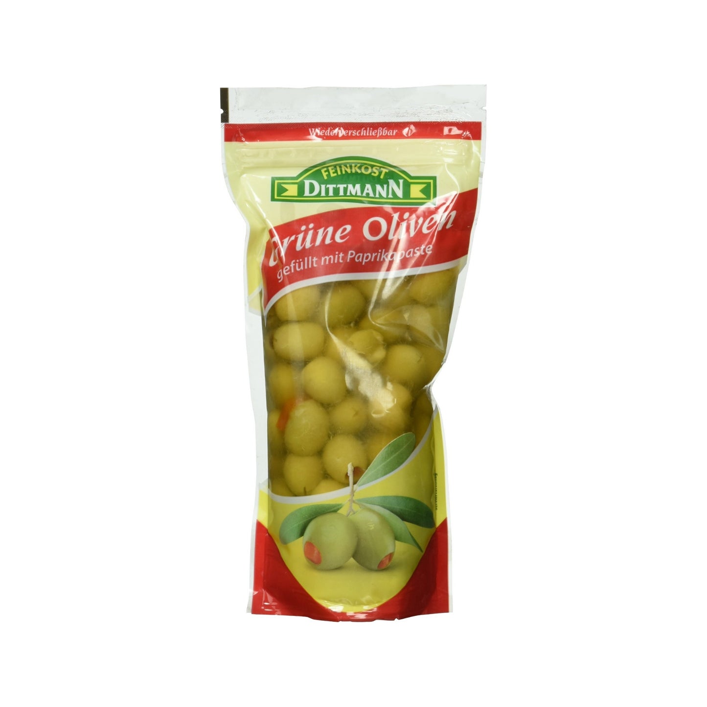 Feinkost Dittmann Oliven gefüllt Paprika Paste 485g