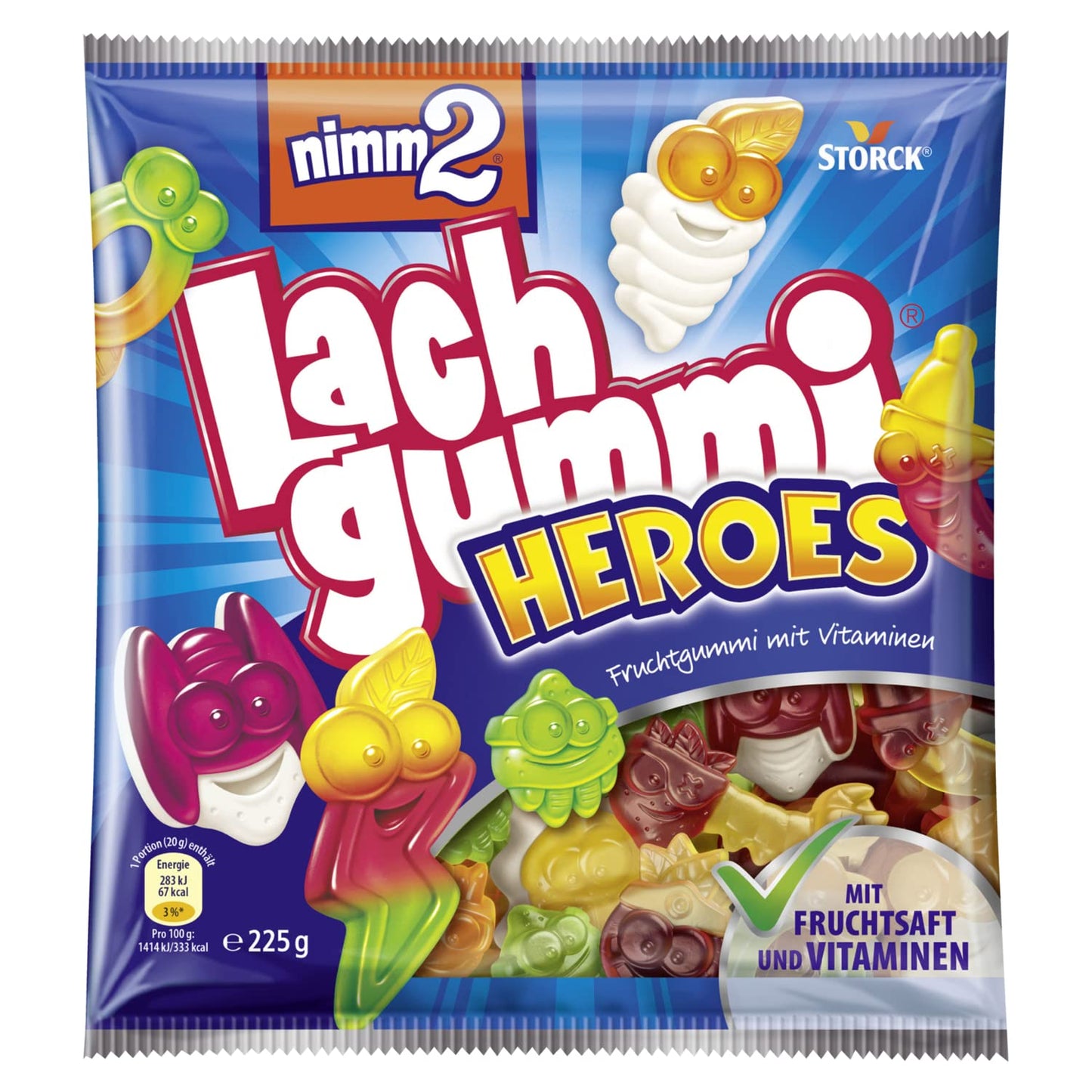 Nimm2 Lachgummi Heroes 225g