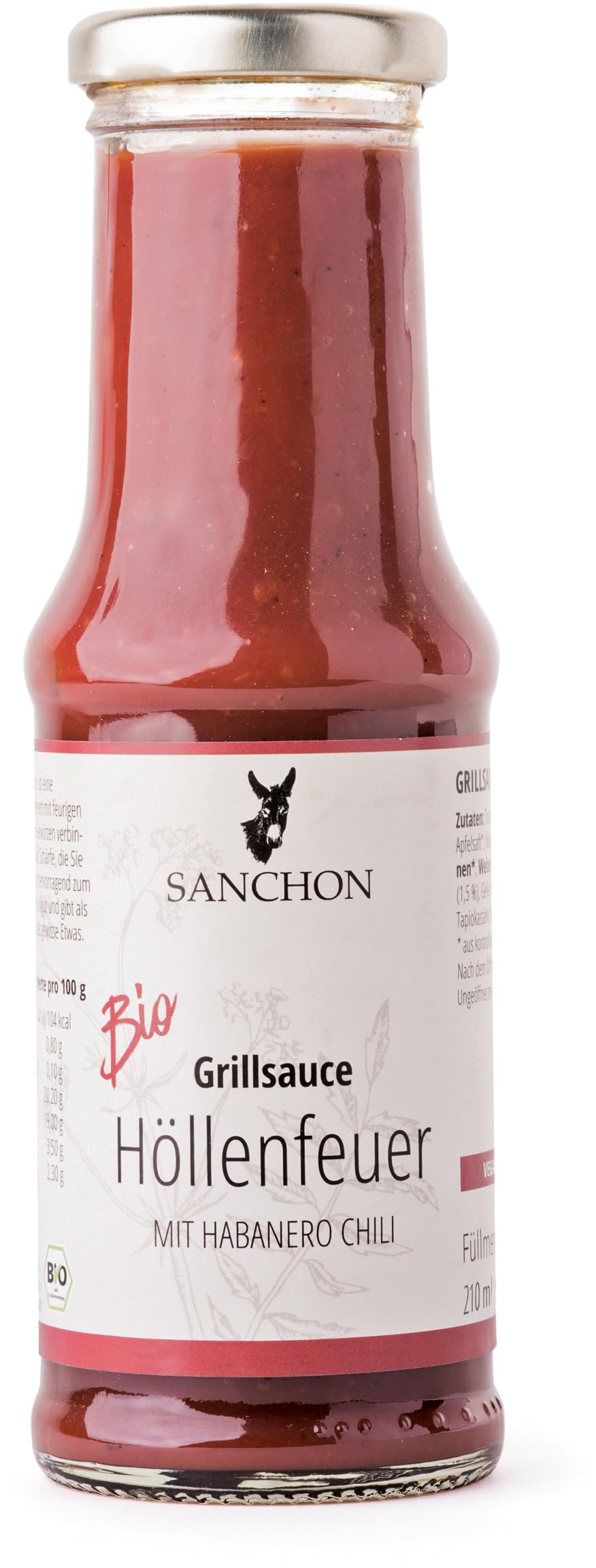 Bio Sanchon Grillsauce Höllenfeuer 220ml