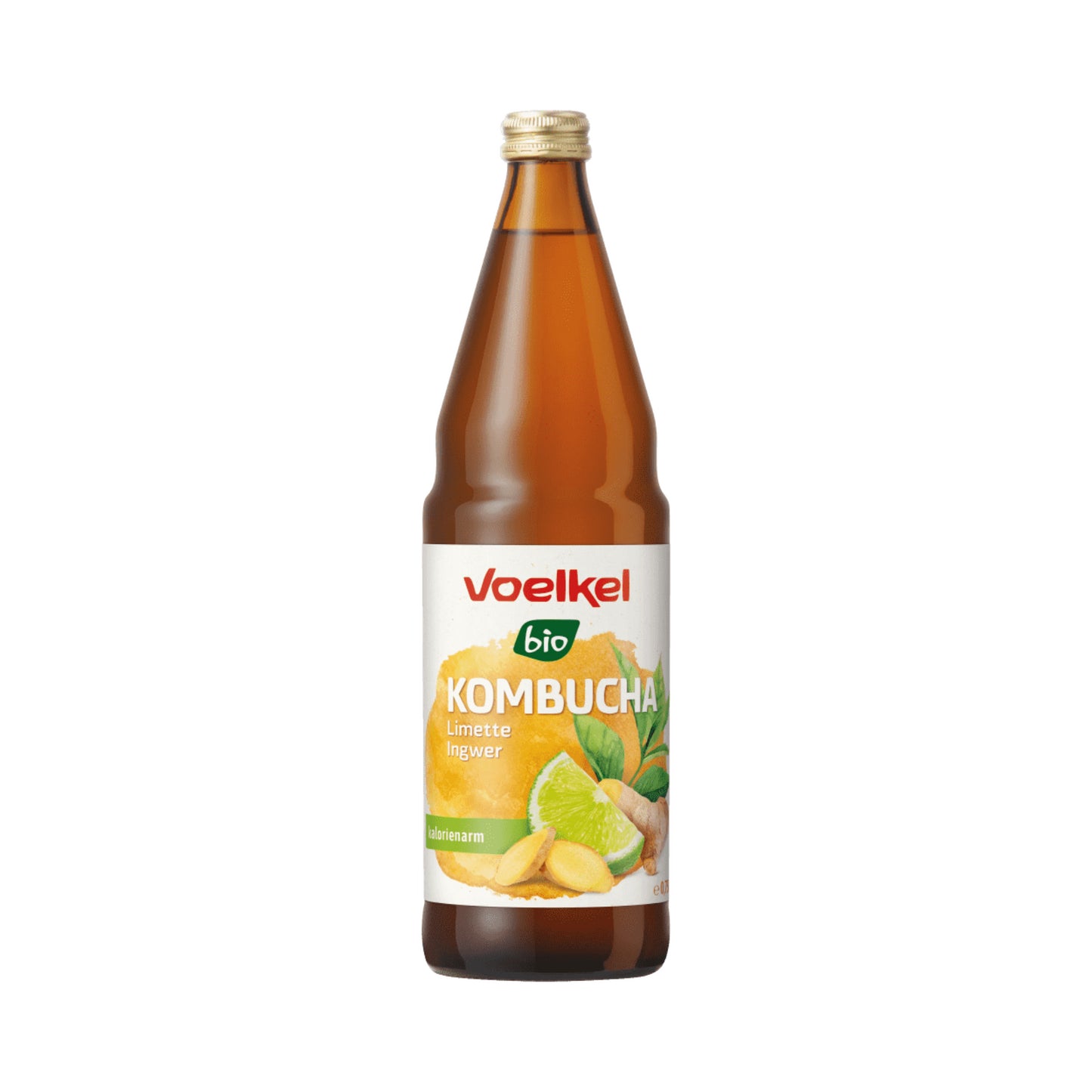 Bio Voelkel Kombucha Limette Ingwer vegan 0,75l MW