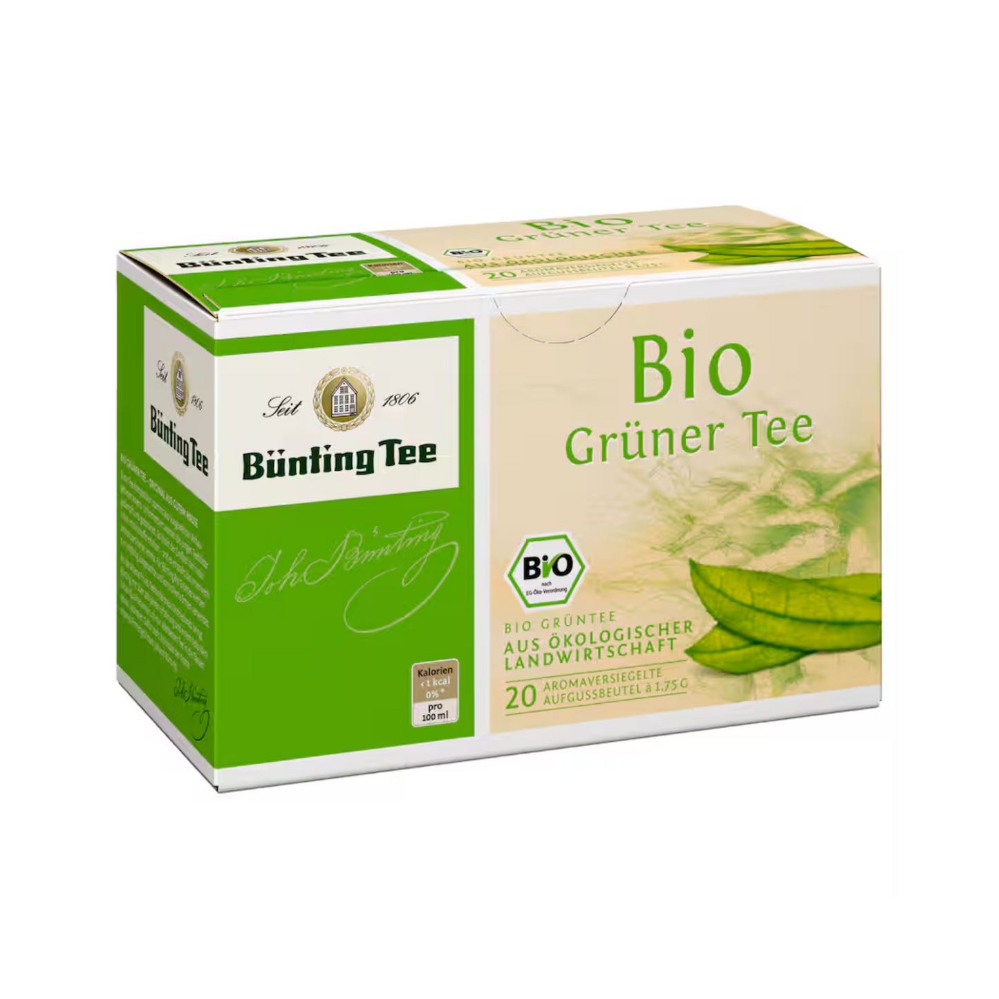 Bio Bünting Grüner Tee 20ST 35g