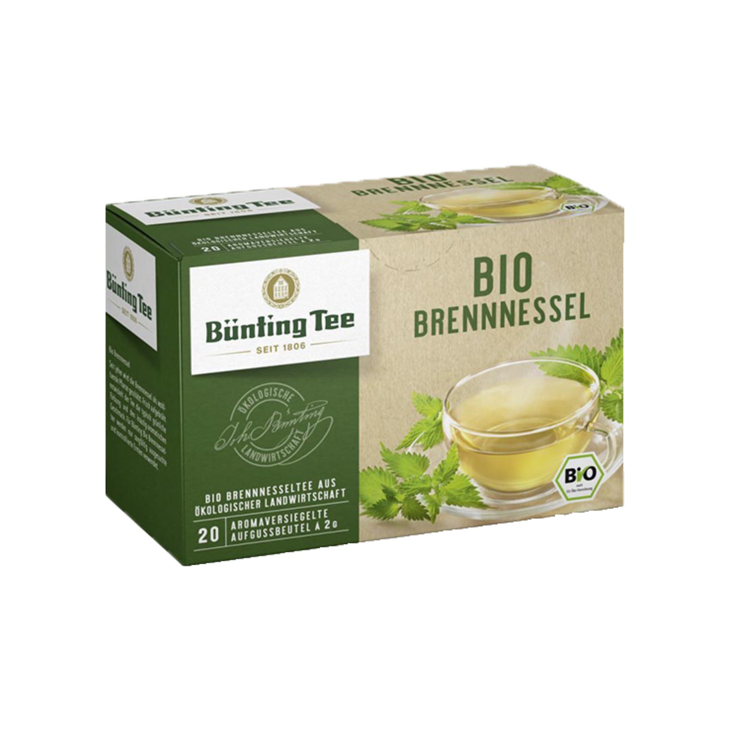 Bio Bünting Brennessel Tee 20ST 40g