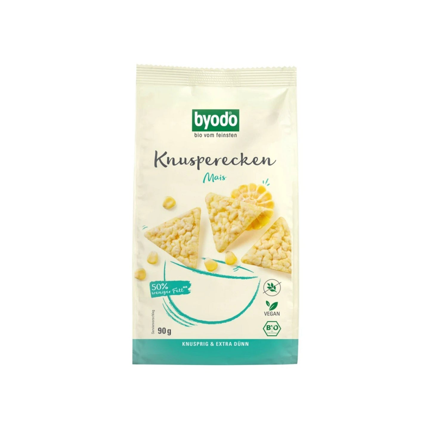 Bio Byodo Knusperecken Mais 90g