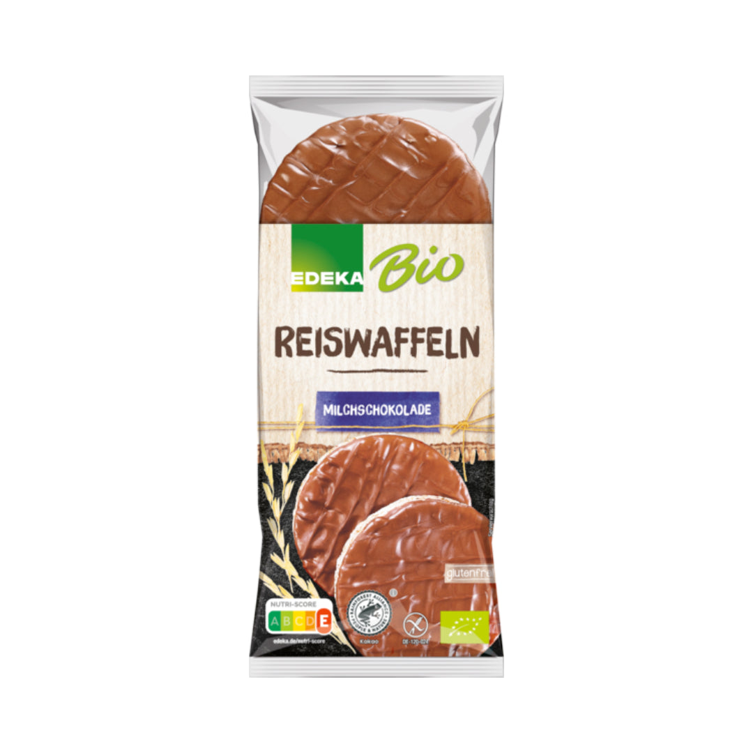 Bio EDEKA Reiswaffeln mit Vollmilchschokolade 100g