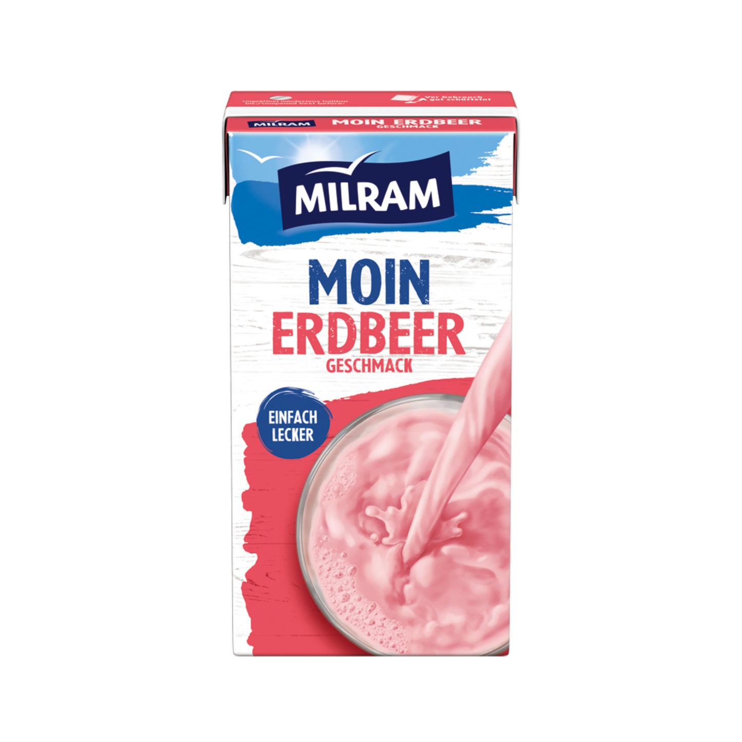 Milram H-Erdbeer Drink mit Halm 0,1% 500ml