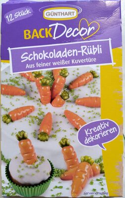 Günthart Schokoladen-Rübli weiß 15g