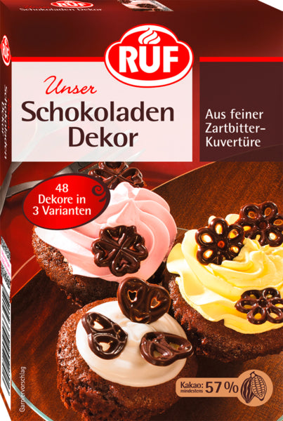 RUF Schokoladen Dekor 12ST 38g
