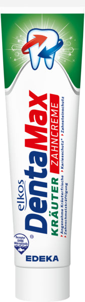 EDEKA elkos DentaMax Streifenzahncreme Kräuter 125ml