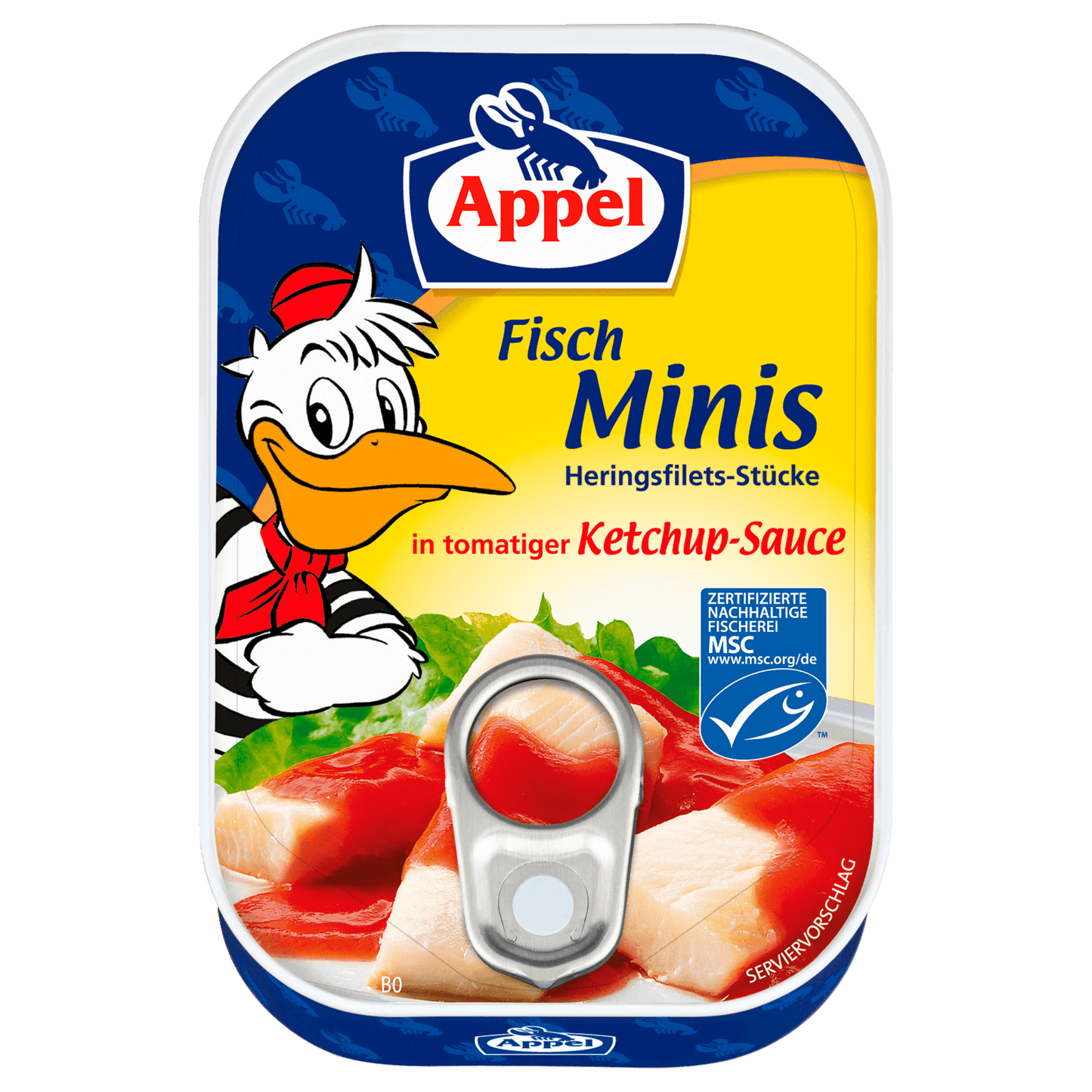 MSC Appel Hits für Kids Fisch-Minis in Ketchup-Sauce 100g