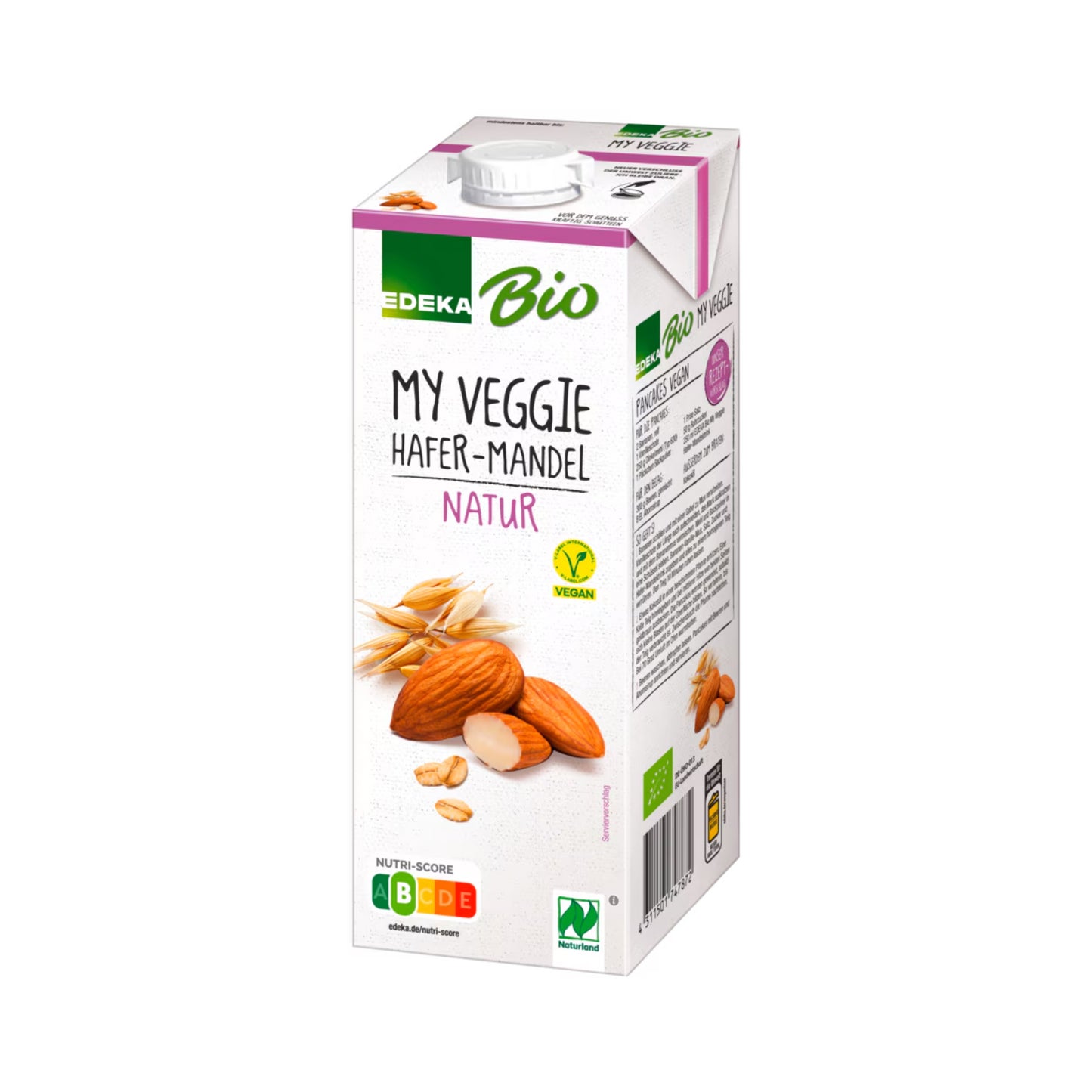 Bio EDEKA My Veggie vegan Hafer Mandel Drink 1l