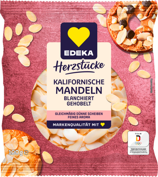 EDEKA Herzstücke Mandeln blanchiert gehobelt 100g