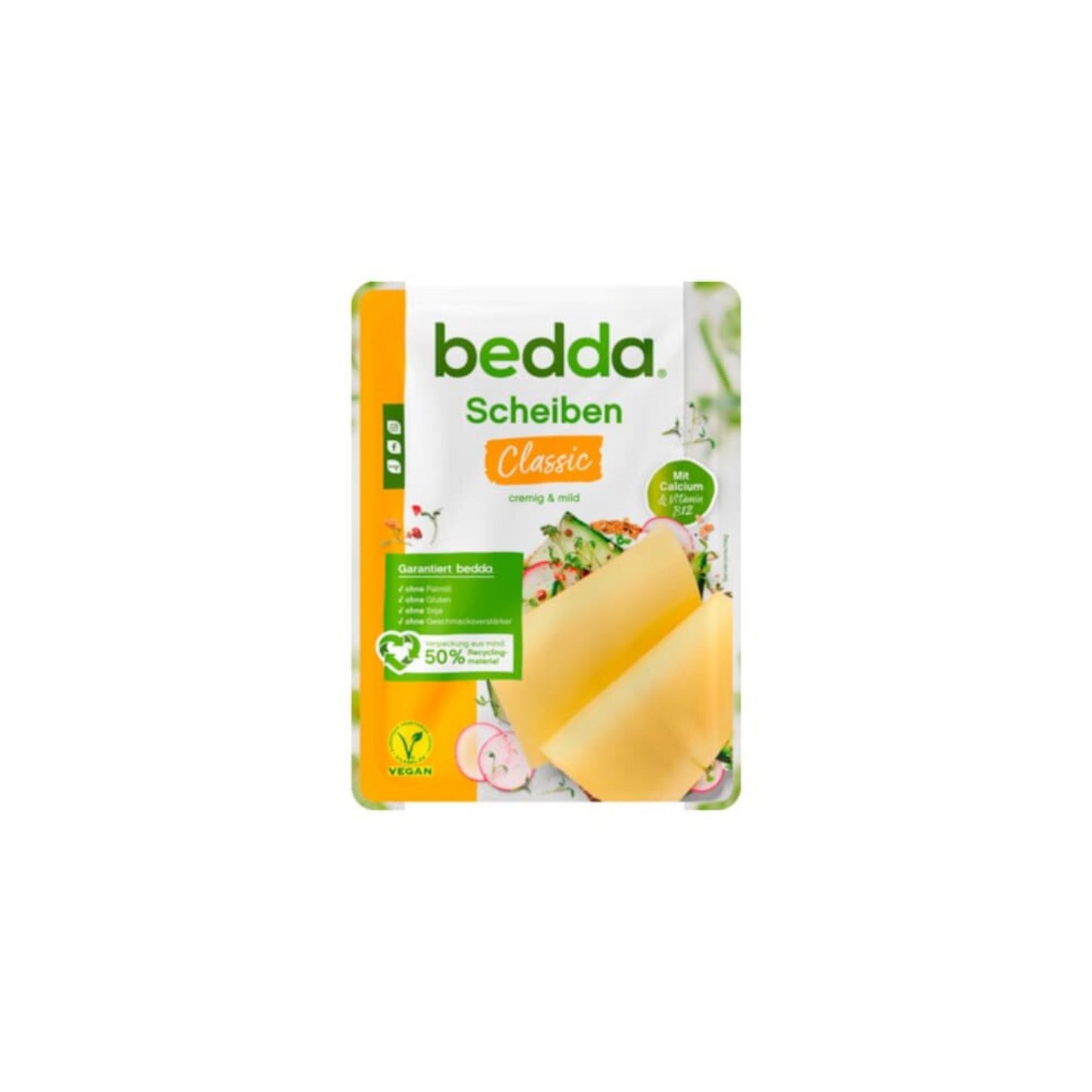 bedda Scheiben Classic vegan 150g