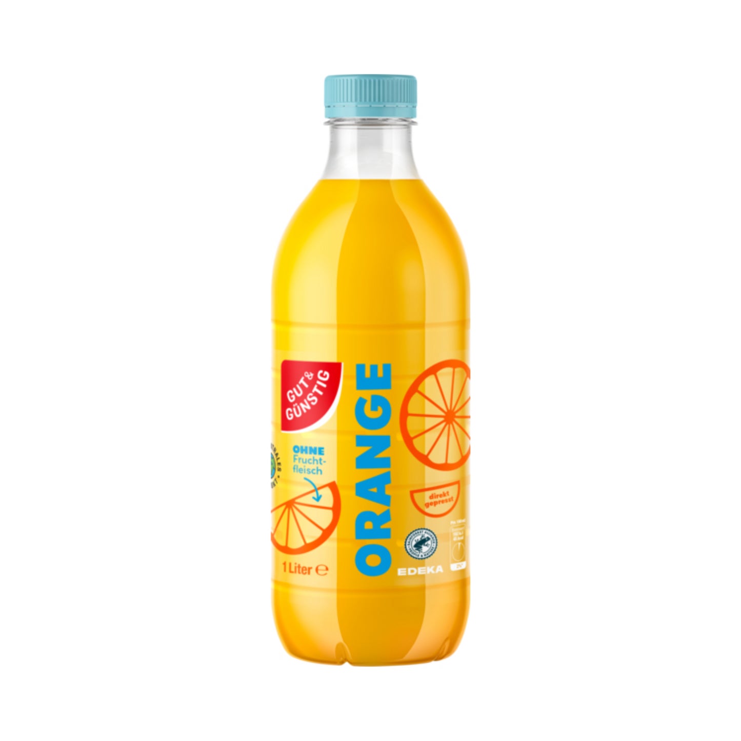 GUT&GÜNSTIG Direktsaft Orange ohne Fruchtfleisch 1l DPG