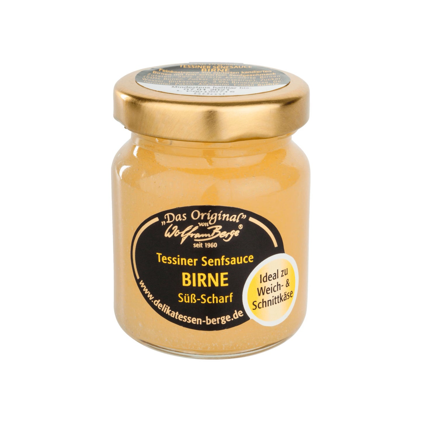 Wolfram Berge Tessiner Birnen-Senfsauce süßlich-scharf 60ml