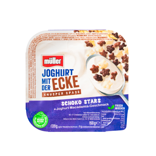 Müller Knusper Joghurt Schoko Stars 150g