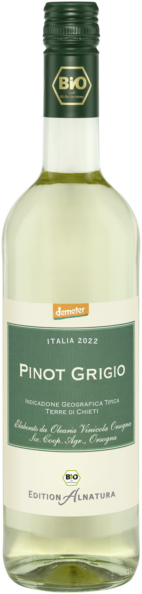 Demeter Alnatura Edition Pinot Grigio trocken 0,75l