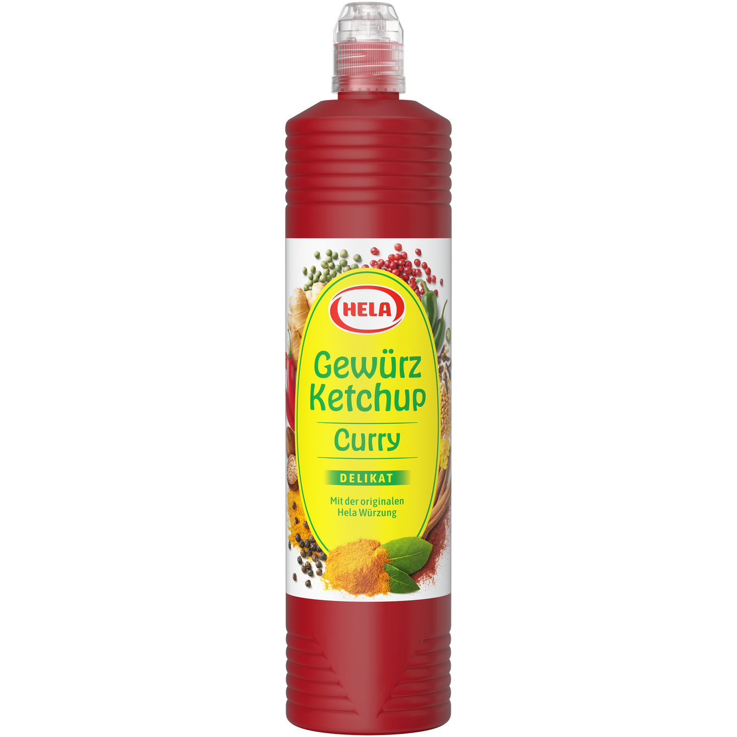 Hela Gewürz Ketchup Curry delikat 800ml