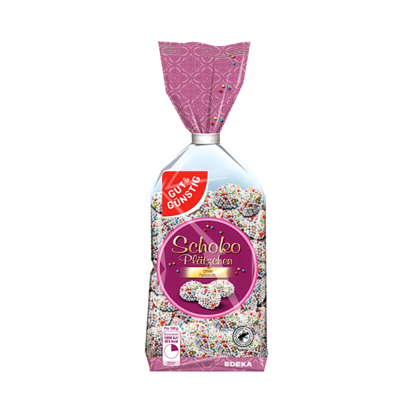 GUT&GÜNSTIG Schokoplätzchen mit Nonpareille 200g