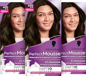 Perfect Mousse Permanente Schaumcoloration 400/4-0 dunkelbraun