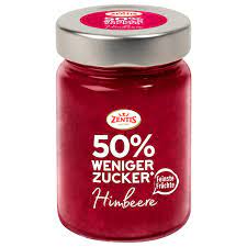Zentis 50% weniger Zucker Fruchtaufstrich Himbeere 195g