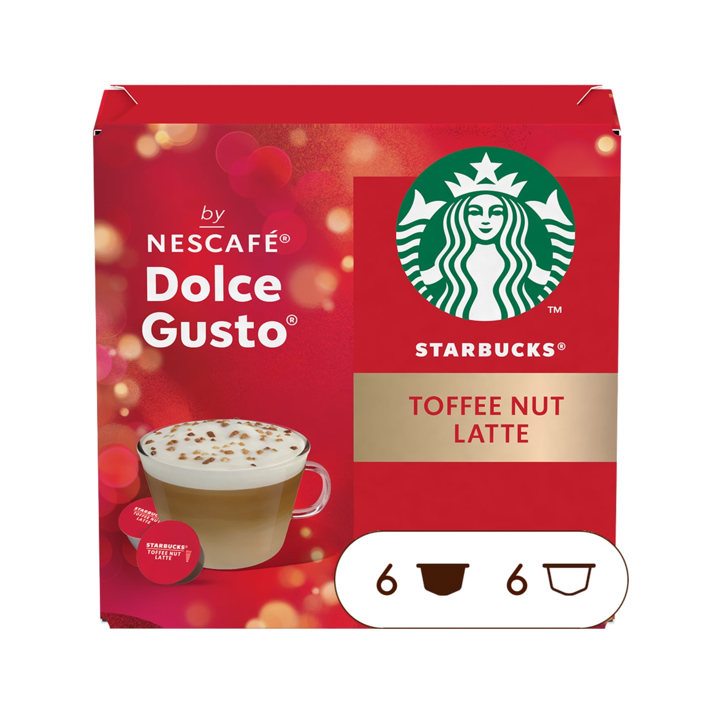 Starbucks Toffee Nut Latte by Nescafe Dolce Gusto 12ST 127,8g