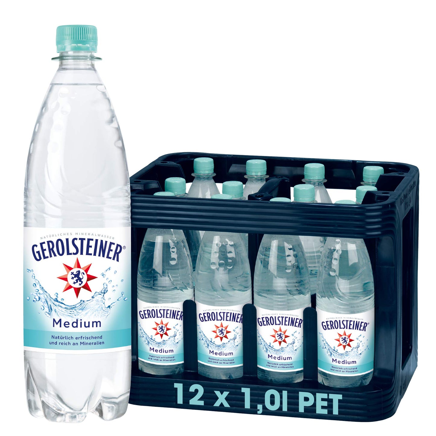 Gerolsteiner Medium PET 12 x 1L