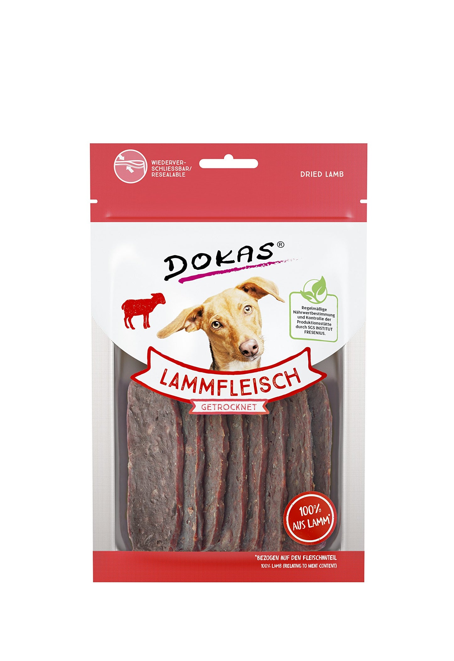 Dokas Lammfleisch getrocknet 70g