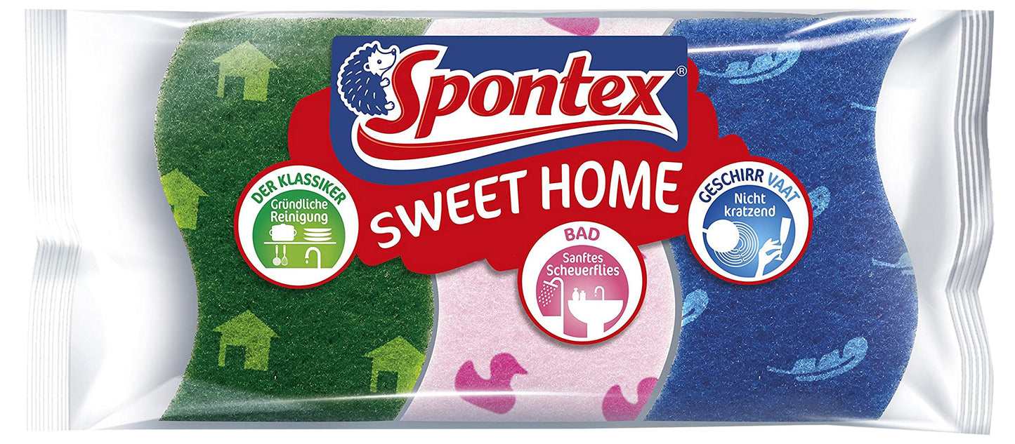 Spontex Sweet Home Reinigungsschwämme 3ST