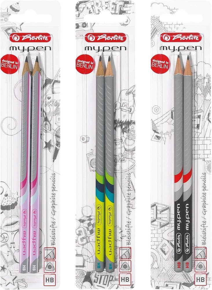 Herlitz Bleistift my.pen HB sor.2ST