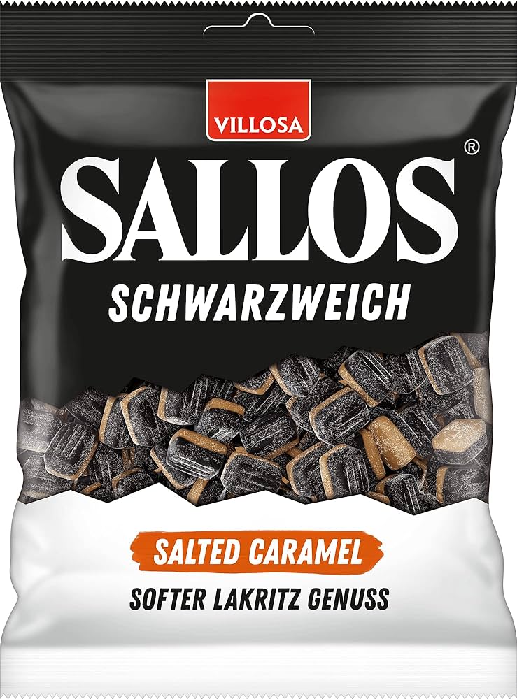 Sallos Schwarzweich Salted Caramel 200g