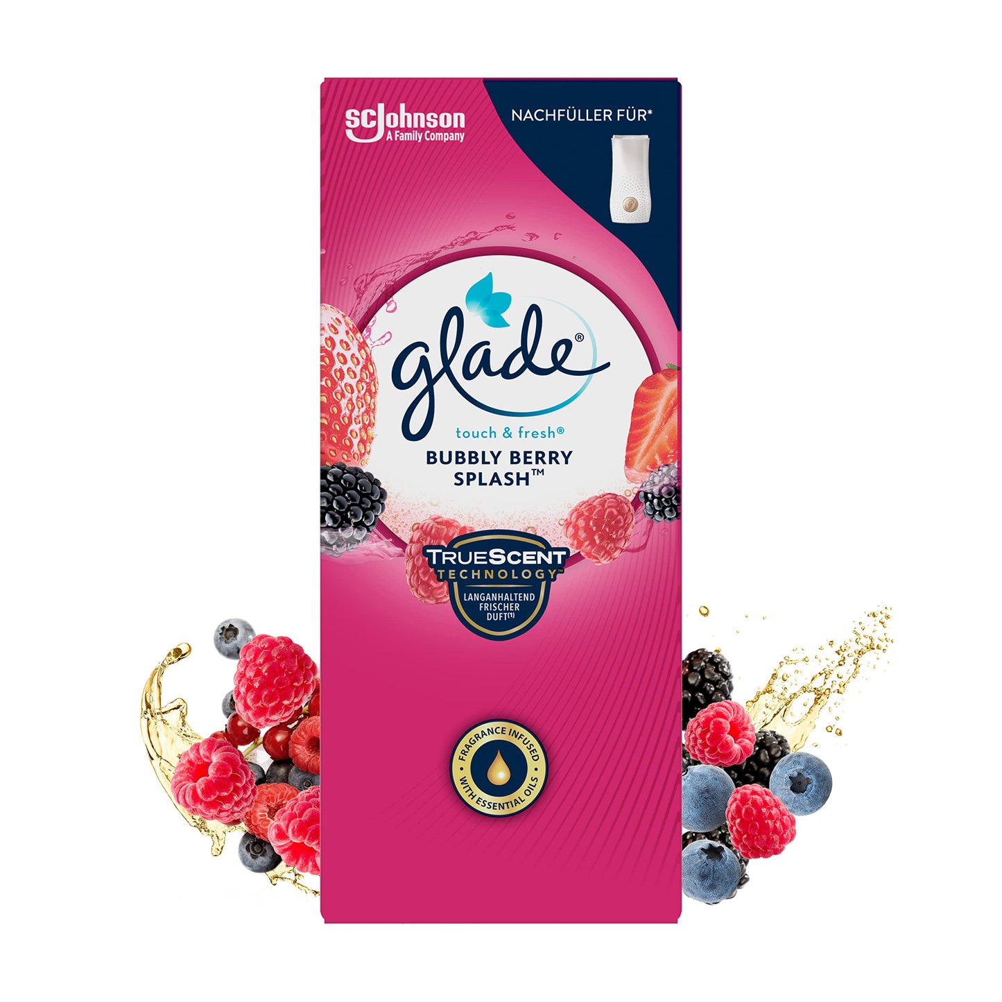 Glade Touch&Fresh Minispray Bubbly Berry Splash NF 10ml