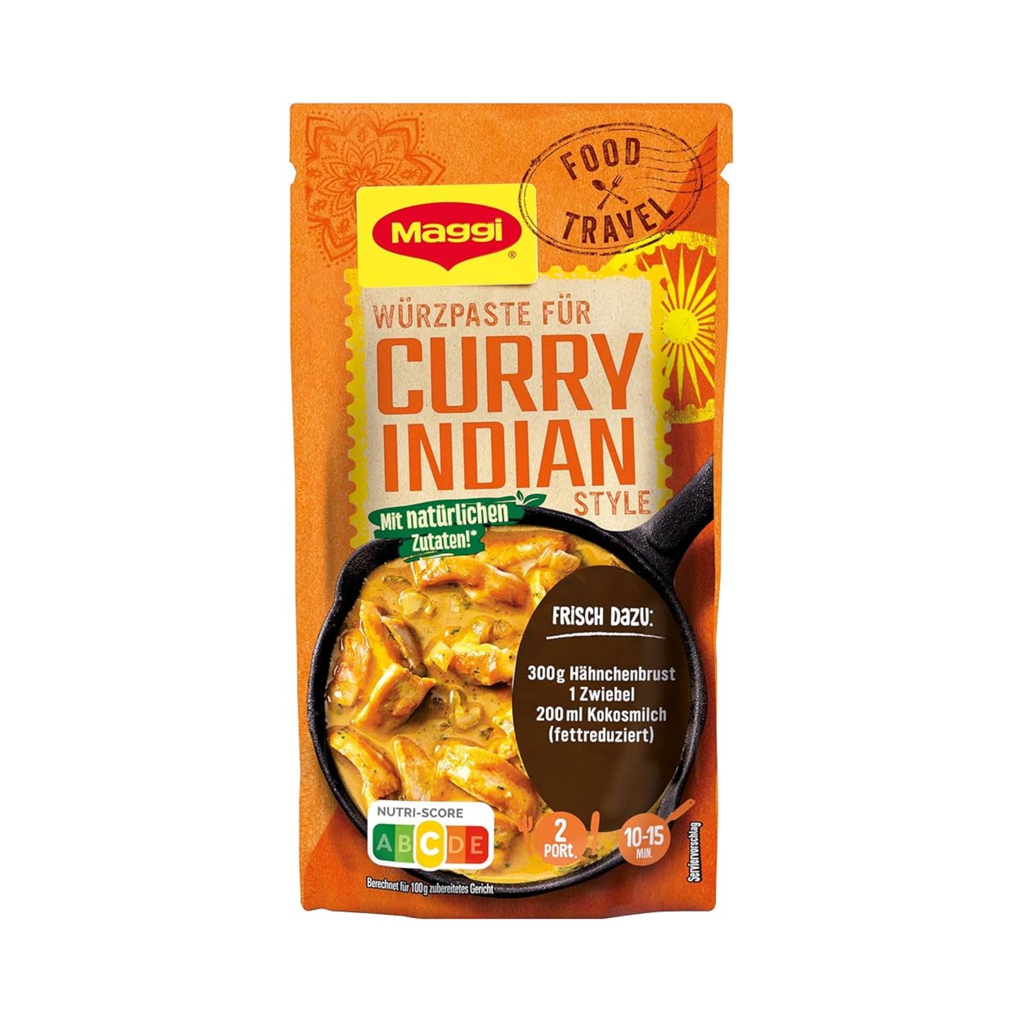 Maggi Food Travel Würzpaste Curry Indian Style 65g