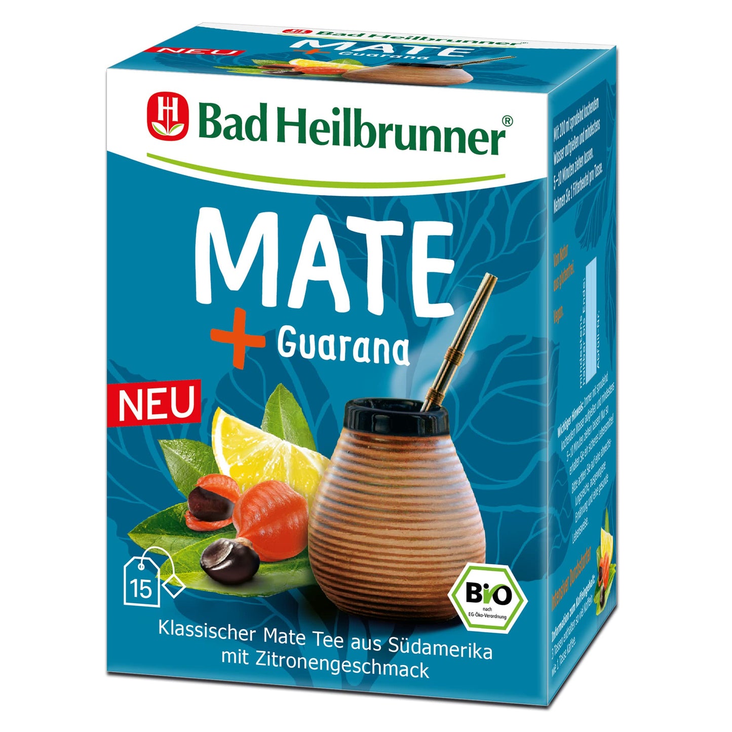 Bio Bad Heilbrunner Mate Pur 15x1,8g
