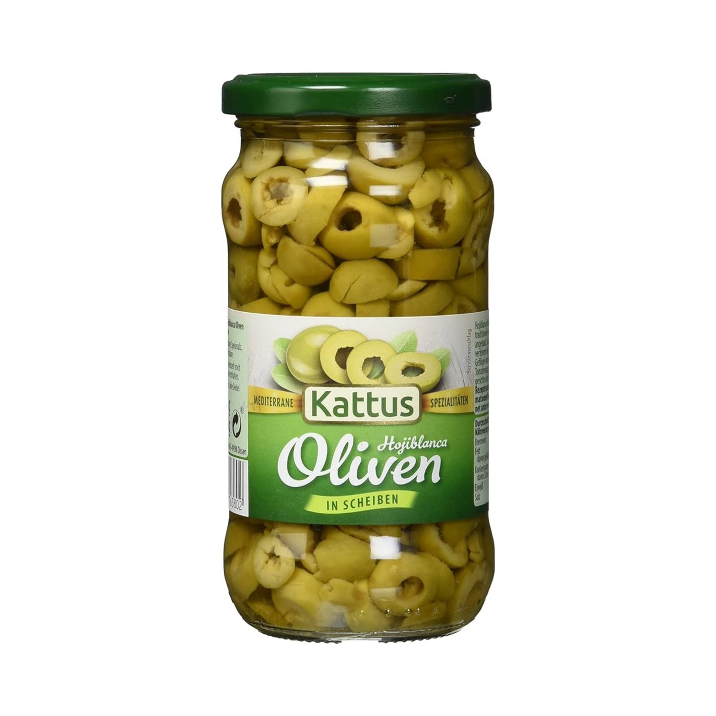 Kattus Spanische Olivenscheiben grün in Lake 345g