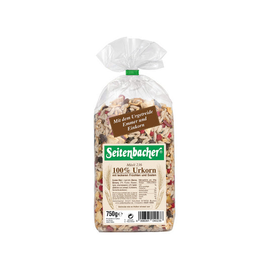 Seitenbacher 100% Urkorn Müsli 750g