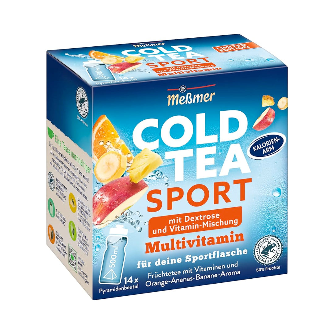 Meßmer ColdTea Sport Multivitamin mit Dextrose und Vitamin-Mischung 14ST 38,5g