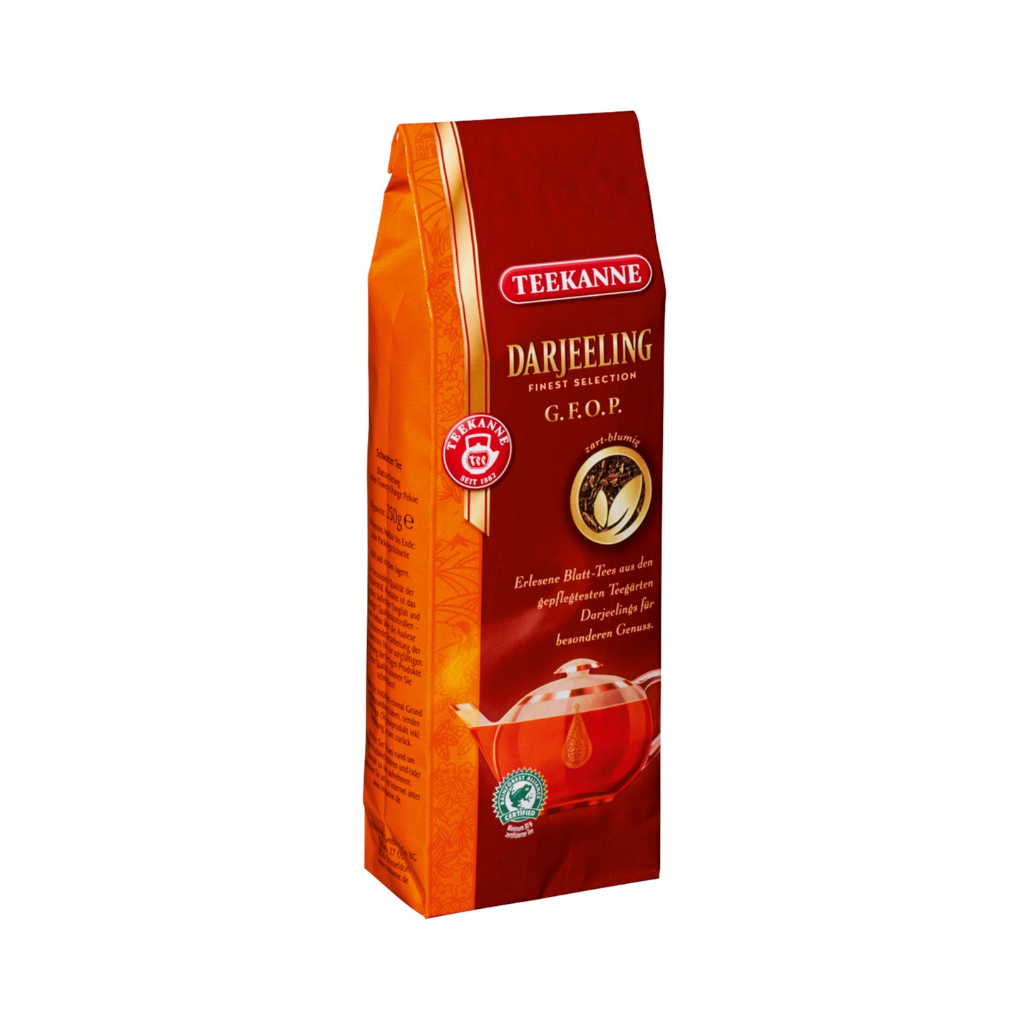 Teekanne Schwarztee Darjeeling Rainforest Alliance 250g