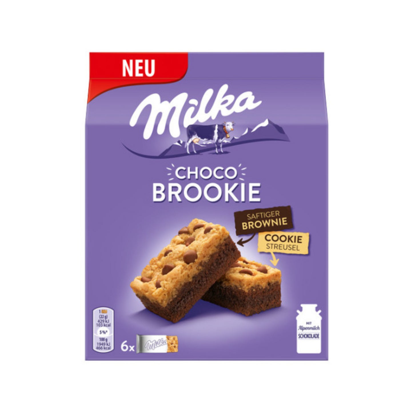 Milka Brownie Brookie 132g
