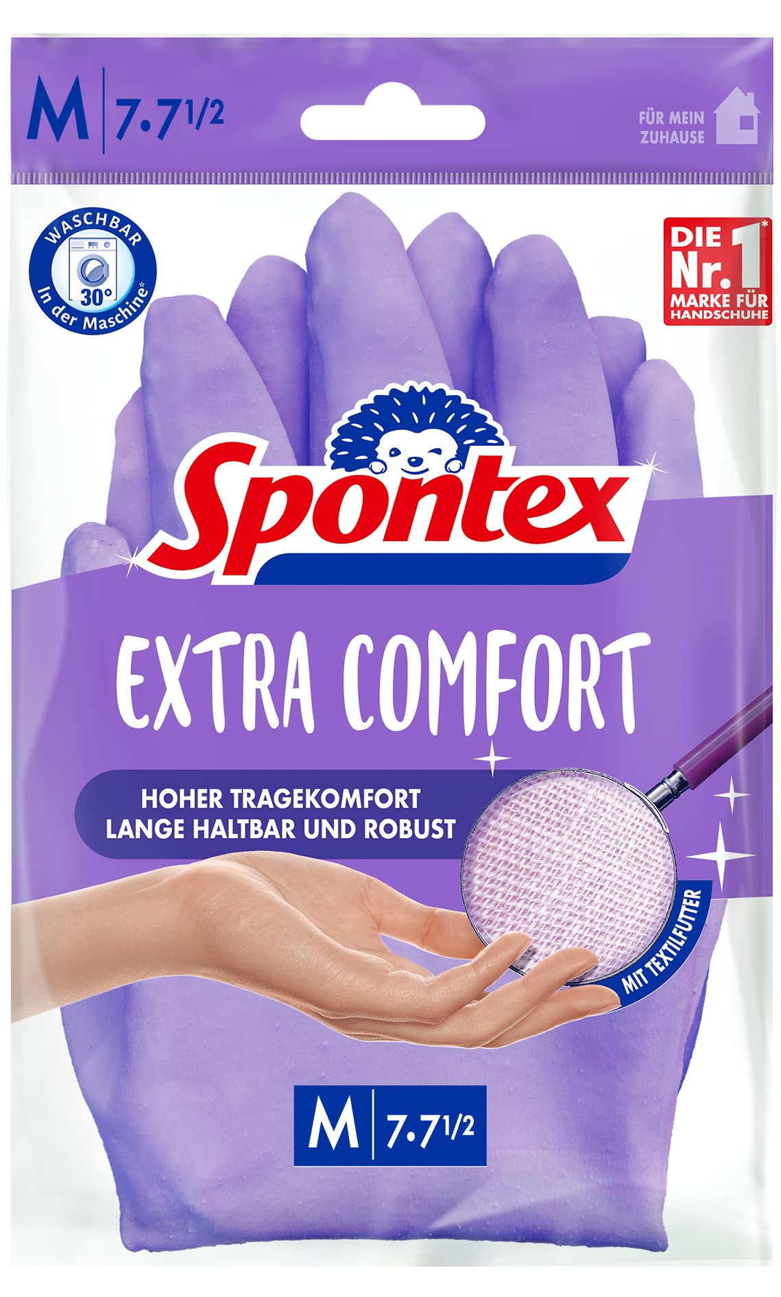 Spontex Handschuhe Extra Comfort Gr.7-7,5 1PA