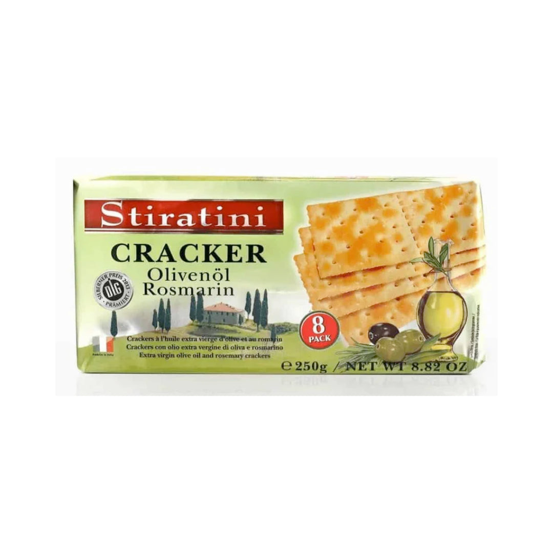 Stiratini Cracker Olivenöl und Rosmarin 250g