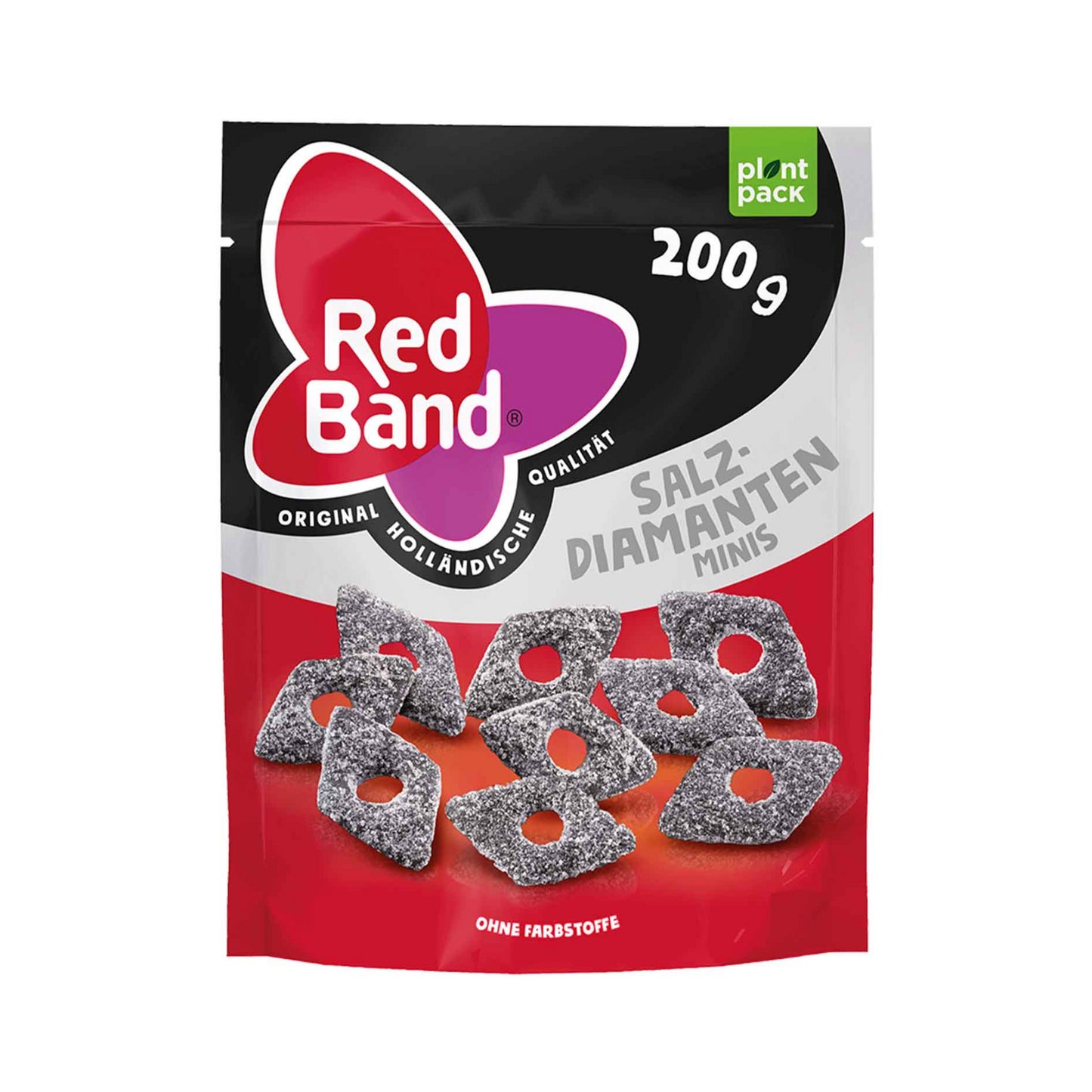 Red Band Fruchtgummi Mini Salzdiamanten 200g